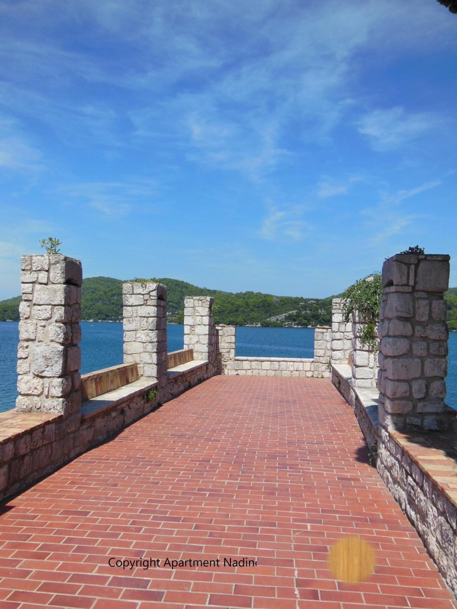 Apartment Nadine Mljet Mit Meerblick Okuklje Kültér fotó